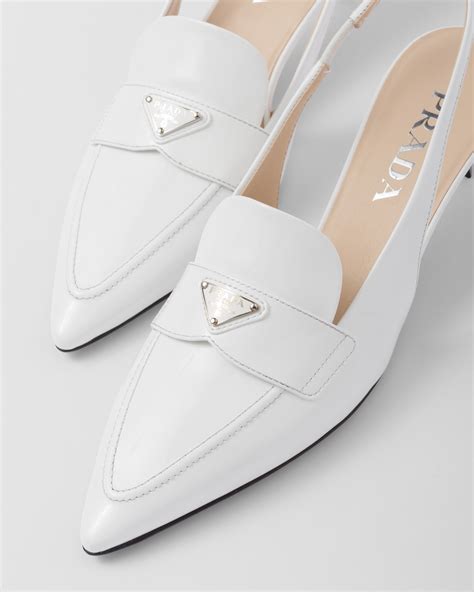 prada slingback buckle|Prada slingback heels white.